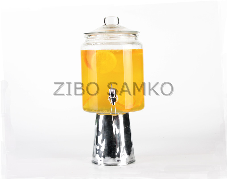 DIspenser with glass base