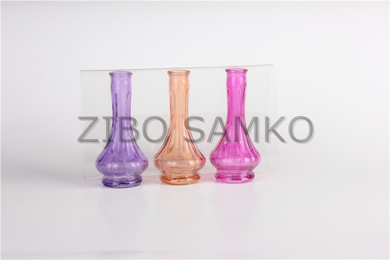 Small glass vase for set