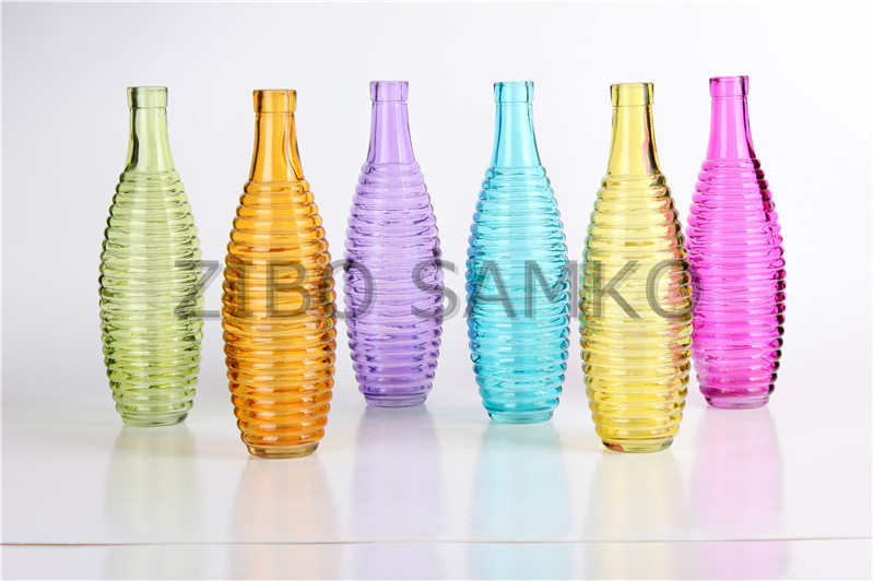 Machine made glass vase