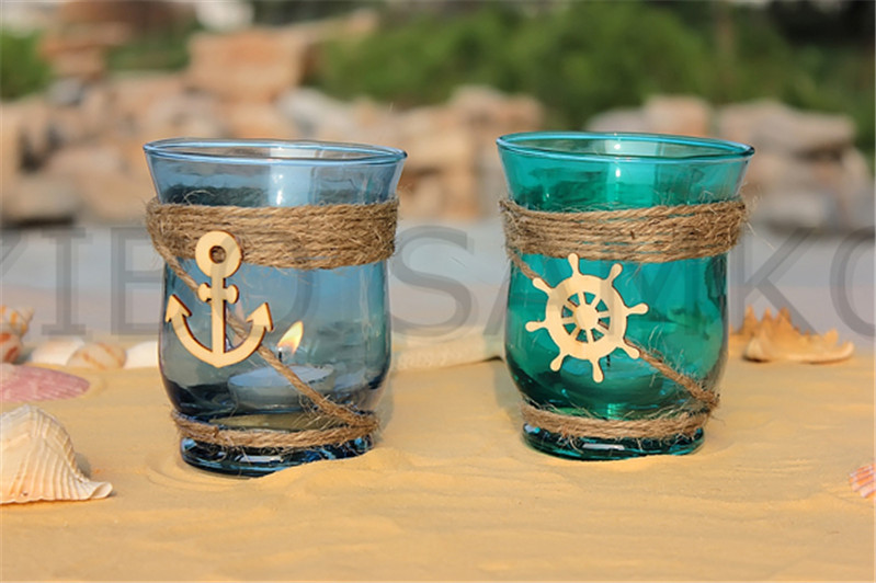 Hurrican glass candler holder